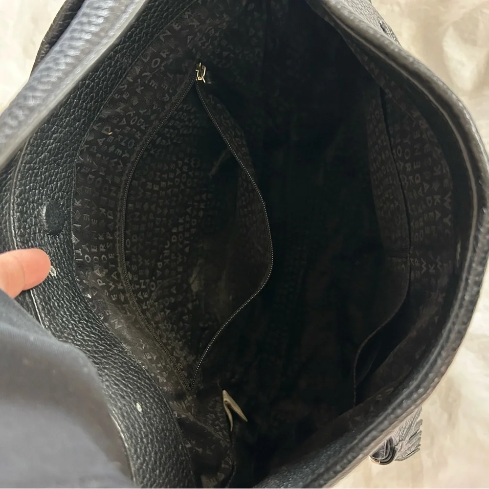 Kate Spade Chester Street Michaela Black Pebbled Leather Hobo Shoulder Bag
